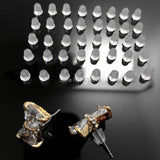 1000Pcs Silicone Barrel Bullet Style Earring Back DIY Findings