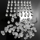 1000Pcs Silicone Barrel Bullet Style Earring Back DIY Findings