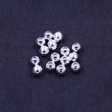 1000Pcs Seed Beads Round Spacer Alloy Silver Plated Charms Necklaces DIY 5mm