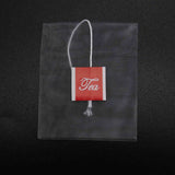 1000Pcs Pyramid Tea Bag Filter Nylon Single String Label Transparent