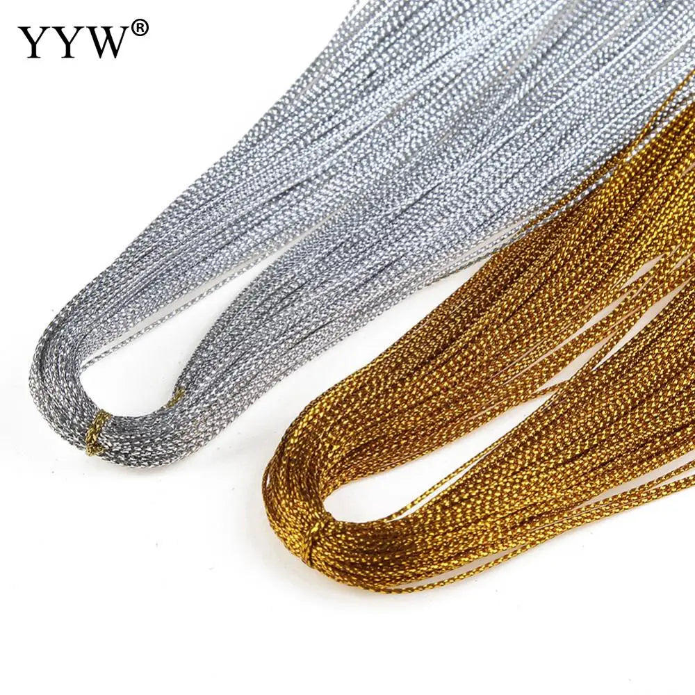 1000m 0.5mm Silver Satin Nylon Cord Jewelry Making DIY Necklace