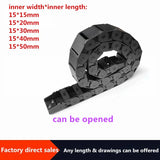 1000mm Bridge Cable Chain 15mm Carrier Plastic Drag Towline For 3D Printer CNC