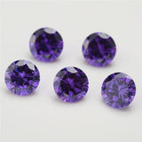 1000pcs AAAAA CZ Stone Violet Zircon Gems Synthetic Gems For Jewelry Stone