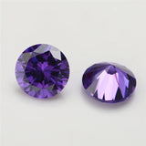 1000pcs AAAAA CZ Stone Violet Zircon Gems Synthetic Gems For Jewelry Stone