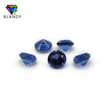 1000pcs 1.0-3.0mm Round Cut Dark Nano Beads 5A Nano Stone Synthetic Gems