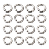 1000pcs 18G Stainless Steel Jump Rings 5-10mm Jewelry Making