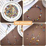 1000pcs Crystal Glass Bicone Beads DIY Jewelry Making Mixed Colors