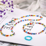 1000pcs Crystal Glass Bicone Beads DIY Jewelry Making Mixed Colors