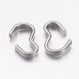 1000pcs Stainless Steel 3 Shaped Clasps for DIY Bracelet