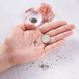1000pcs 304 Stainless Steel Crimp Beads for Jewelry Making DIY 1/2/2.5/3mm