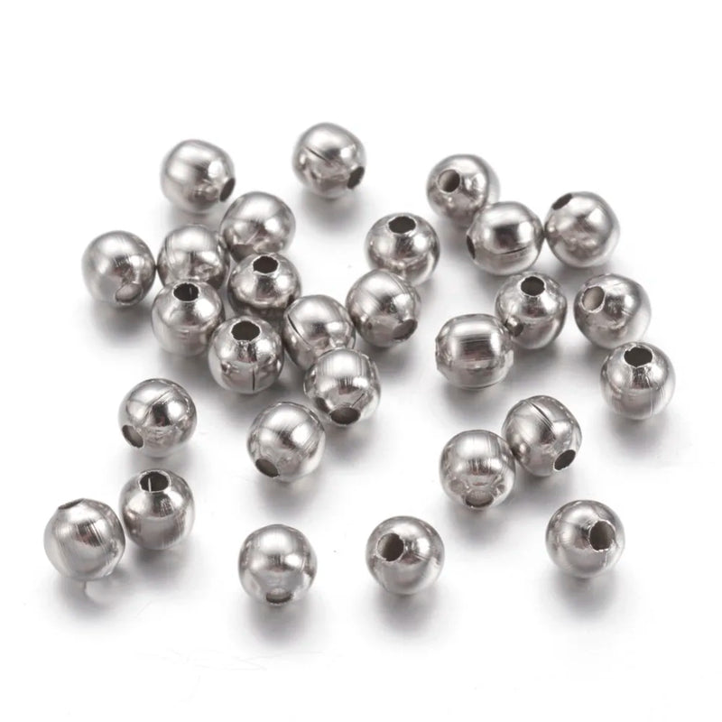 1000pcs 304 Stainless Steel Bead Spacers for DIY Jewelry Making