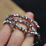 1000pcs 4mm Crystal Beads Bicone Lariat Necklace Bracelet Jewelry Findings