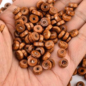 1000pcs 8mm Wooden Beads Bohemia Natural Set For Jewelry Making DIY Charm