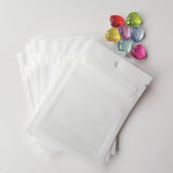 1000pcs 8x13cm Translucent Zip Lock Jewelry Bags