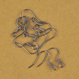 1000pcs Antique Bronze French Earring Hooks Ear Hook Wire Clasps