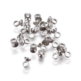 1000pcs Brass Bead Caps Bails for Jewelry Making DIY Crafts 4x2.8mm