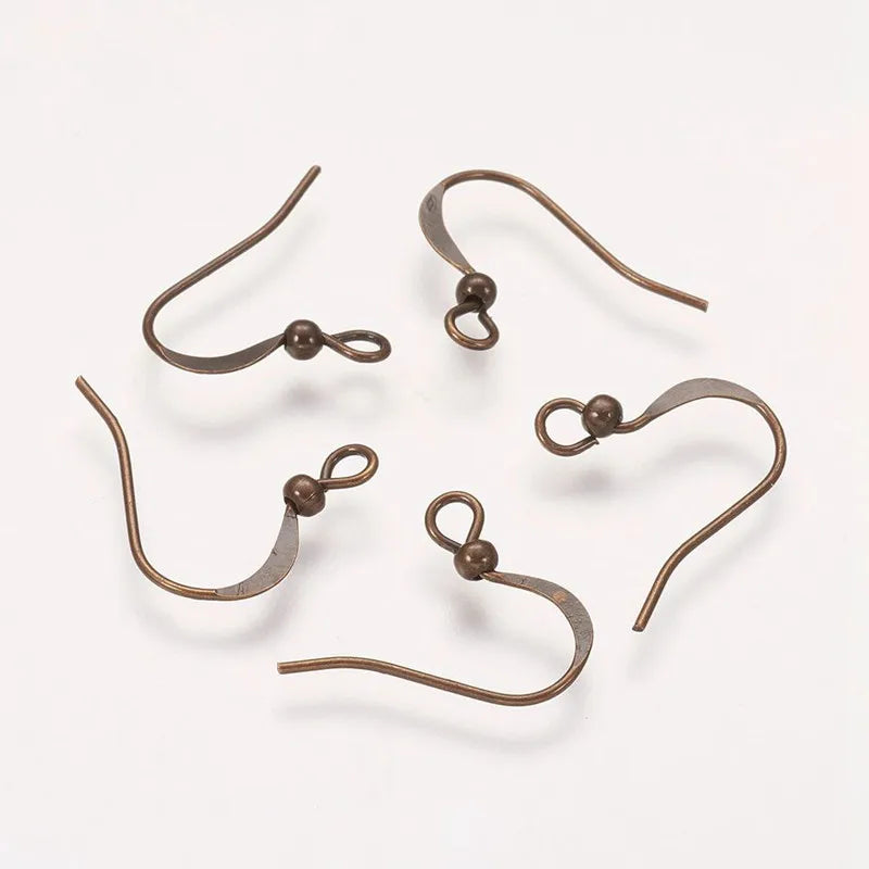 1000pcs Brass Earring Hooks for Jewelry Making DIY Earring Findings 15mm