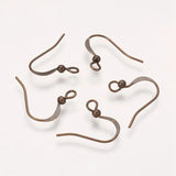 1000pcs Brass Earring Hooks for Jewelry Making DIY Earring Findings 15mm