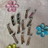DIY Stainless Steel Safety Pins Brooch Base with Safety Pin