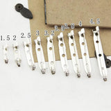 DIY Stainless Steel Safety Pins Brooch Base with Safety Pin