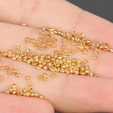 1000pcs Copper Crimp End Beads Stopper Spacer for Jewelry Making