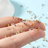 1000pcs Silver Ball Crimps End Beads 2-3mm Stopper Spacer Components