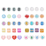 1000pcs Heart Cube Letter Acrylic Spacer Beads DIY Jewelry Making