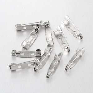 1000pcs Bar Pins Iron Brooch Findings for Jewelry Making 20x5mm