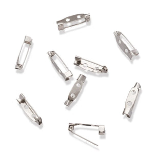 1000pcs Bar Pins Iron Brooch Findings for Jewelry Making 20x5mm