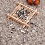1000pcs Bar Pins Iron Brooch Findings for Jewelry Making 20x5mm