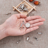 1000pcs Bar Pins Iron Brooch Findings for Jewelry Making 20x5mm