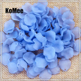 1000pcs Mixed Petal Translucent Acrylic Beads 15x15mm DIY Craft Decoration