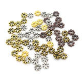 1000pcs Antique Bronze Flower Charm Spacer Beads