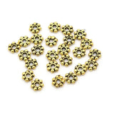 1000pcs Antique Bronze Flower Charm Spacer Beads