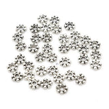 1000pcs Antique Bronze Flower Charm Spacer Beads
