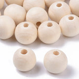 1000pcs 12mm Unfinished Round Wooden Beads DIY Necklace