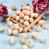 1000pcs 12mm Unfinished Round Wooden Beads DIY Necklace