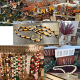 1000pcs 12mm Unfinished Round Wooden Beads DIY Necklace