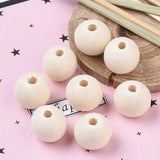 1000pcs 12mm Unfinished Round Wooden Beads DIY Necklace