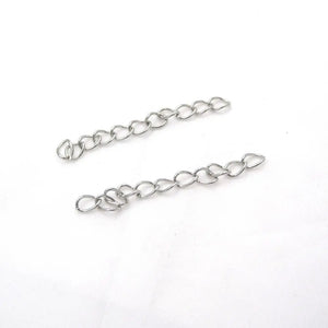 1000pcs Nickel-Free Extended Chain Necklace Metal Chain Jewelry Accessories