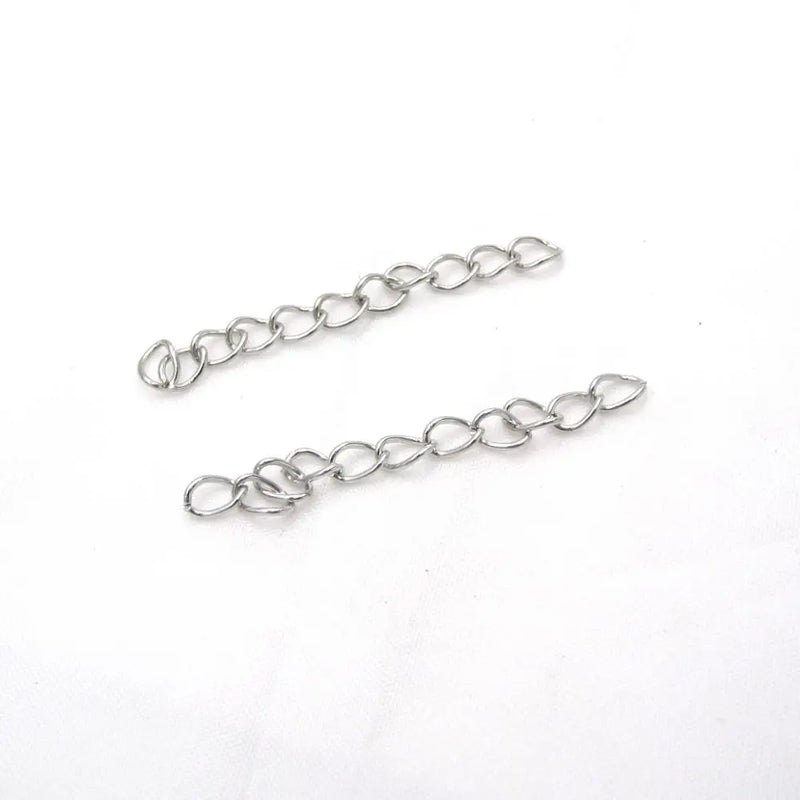 1000pcs Nickel-Free Extended Chain Necklace Metal Chain Jewelry Accessories