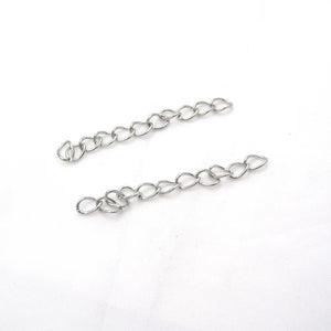 1000pcs Nickel-Free Extended Chain Necklace Metal Chain Jewelry Accessories
