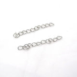 1000pcs Nickel-Free Extended Chain Necklace Metal Chain Jewelry Accessories