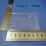 1000pcs Small Jewelry Bag Gift Pouches Bags Transparent Self Adhesive Sealing