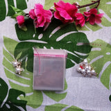 1000pcs Small Jewelry Bag Gift Pouches Bags Transparent Self Adhesive Sealing