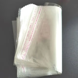1000pcs Small Jewelry Bag Gift Pouches Bags Transparent Self Adhesive Sealing