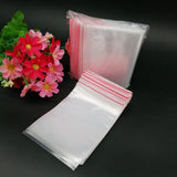 1000pcs Clear Ziplock Bags Reclosable Fresh Keep Jewelry Storage