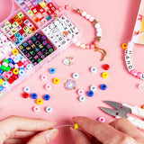1000pcs Pony Beads Letter Beads Hair Beads Kandi Beads