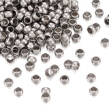 1000pcs Stainless Steel Charm Beads Rondelle Spacer Beads