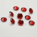 1000pcs Garnet AAAAA CZ Gems 0.8~4mm Round Cut Loose Stones